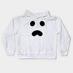 Spooky Ghost Face Kids Hoodie